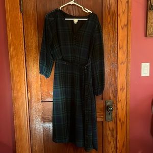 Tartan plaid dress